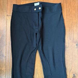 Tuckernuck Bridwell Size XXL Black Ponte Equestrian Slim Leg Riding Pants USED